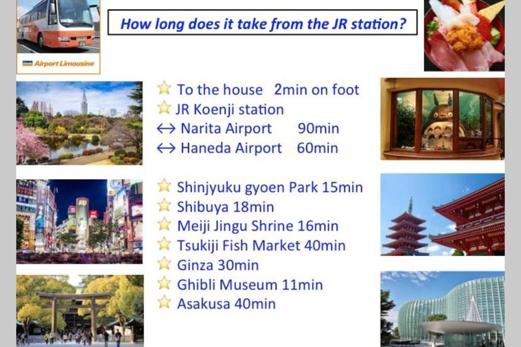 Cutefamilyhouse! 3Ldk 6Minshinjuku 3Minjrsta Cozy,Fun,Bright! Kidsfree Under6Yrs Villa Tokio Buitenkant foto
